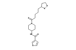 N-[1-[5-(dithiolan-3-yl)pentanoyl]-4-piperidyl]-3-furamide