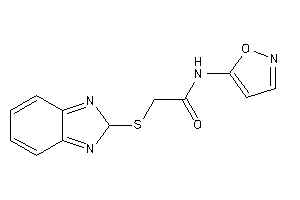 2-(2H-benzimidazol-2-ylthio)-N-isoxazol-5-yl-acetamide