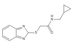 2-(2H-benzimidazol-2-ylthio)-N-(cyclopropylmethyl)acetamide