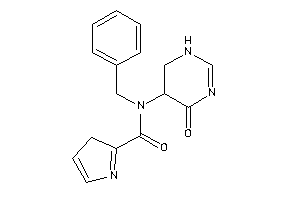 Image of N-benzyl-N-(4-keto-5,6-dihydro-1H-pyrimidin-5-yl)-3H-pyrrole-2-carboxamide