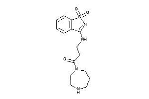 Image of 1-(1,4-diazepan-1-yl)-3-[(1,1-diketo-1,2-benzothiazol-3-yl)amino]propan-1-one