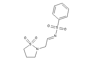 Image of N-[2-(1,1-diketo-1,2-thiazolidin-2-yl)ethylidene]benzenesulfonamide