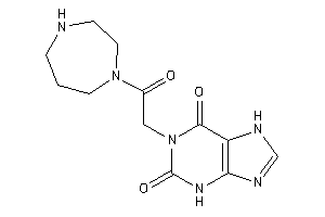 1-[2-(1,4-diazepan-1-yl)-2-keto-ethyl]-7H-xanthine