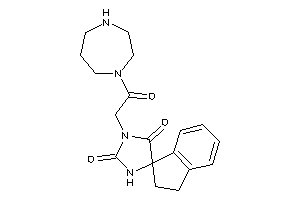 3-[2-(1,4-diazepan-1-yl)-2-keto-ethyl]spiro[imidazolidine-5,1'-indane]-2,4-quinone