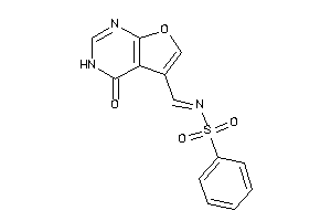 N-[(4-keto-3H-furo[2,3-d]pyrimidin-5-yl)methylene]benzenesulfonamide