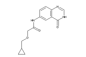 2-(cyclopropylmethoxy)-N-(4-keto-3H-quinazolin-6-yl)acetamide