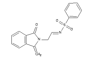 N-[2-(1-keto-3-methylene-isoindolin-2-yl)ethylidene]benzenesulfonamide