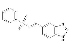 N-(1H-benzotriazol-5-ylmethylene)benzenesulfonamide