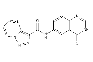 N-(4-keto-3H-quinazolin-6-yl)pyrazolo[1,5-a]pyrimidine-3-carboxamide