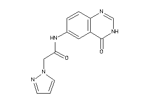 N-(4-keto-3H-quinazolin-6-yl)-2-pyrazol-1-yl-acetamide