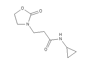 N-cyclopropyl-3-(2-ketooxazolidin-3-yl)propionamide