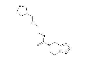 N-[2-(tetrahydrofuran-3-ylmethoxy)ethyl]-3,4-dihydro-1H-pyrrolo[1,2-a]pyrazine-2-carboxamide