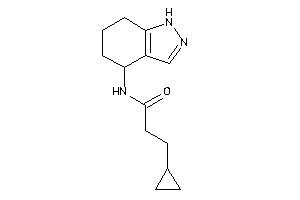 3-cyclopropyl-N-(4,5,6,7-tetrahydro-1H-indazol-4-yl)propionamide