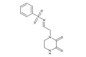 N-[2-(2,3-diketopiperazino)ethylidene]benzenesulfonamide