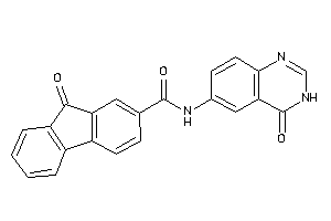 9-keto-N-(4-keto-3H-quinazolin-6-yl)fluorene-2-carboxamide