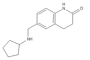 6-[(cyclopentylamino)methyl]-3,4-dihydrocarbostyril