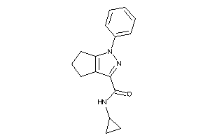 N-cyclopropyl-1-phenyl-5,6-dihydro-4H-cyclopenta[c]pyrazole-3-carboxamide