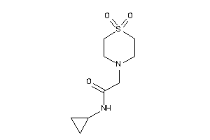 N-cyclopropyl-2-(1,1-diketo-1,4-thiazinan-4-yl)acetamide