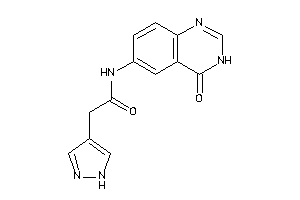 N-(4-keto-3H-quinazolin-6-yl)-2-(1H-pyrazol-4-yl)acetamide