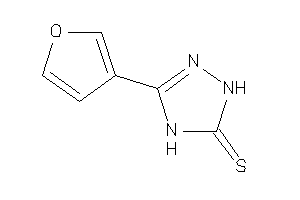 Image of 3-(3-furyl)-1,4-dihydro-1,2,4-triazole-5-thione