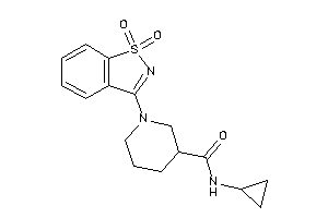 N-cyclopropyl-1-(1,1-diketo-1,2-benzothiazol-3-yl)nipecotamide