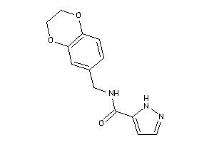 N-(2,3-dihydro-1,4-benzodioxin-6-ylmethyl)-1H-pyrazole-5-carboxamide
