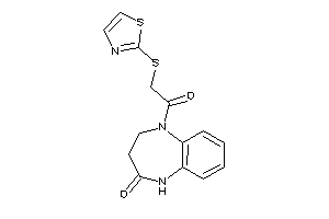 1-[2-(thiazol-2-ylthio)acetyl]-3,5-dihydro-2H-1,5-benzodiazepin-4-one