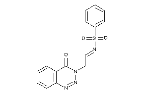 N-[2-(4-keto-1,2,3-benzotriazin-3-yl)ethylidene]benzenesulfonamide