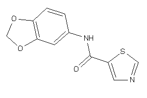 N-(1,3-benzodioxol-5-yl)thiazole-5-carboxamide