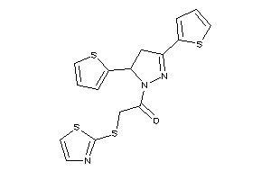 1-[3,5-bis(2-thienyl)-2-pyrazolin-1-yl]-2-(thiazol-2-ylthio)ethanone