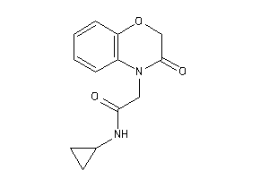 N-cyclopropyl-2-(3-keto-1,4-benzoxazin-4-yl)acetamide