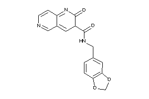 2-keto-N-piperonyl-3H-1,6-naphthyridine-3-carboxamide