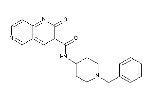N-(1-benzyl-4-piperidyl)-2-keto-3H-1,6-naphthyridine-3-carboxamide