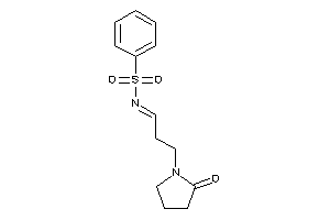 N-[3-(2-ketopyrrolidino)propylidene]benzenesulfonamide