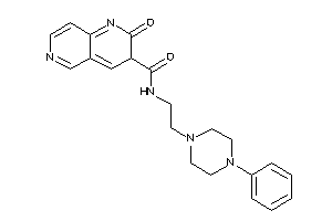 2-keto-N-[2-(4-phenylpiperazino)ethyl]-3H-1,6-naphthyridine-3-carboxamide