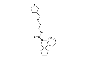 N-[2-(tetrahydrofuran-3-ylmethoxy)ethyl]spiro[cyclopentane-1,3'-indoline]-1'-carboxamide