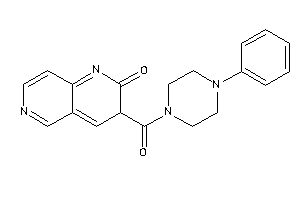 3-(4-phenylpiperazine-1-carbonyl)-3H-1,6-naphthyridin-2-one