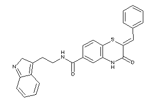 2-benzal-N-[2-(2H-indol-3-yl)ethyl]-3-keto-4H-1,4-benzothiazine-6-carboxamide