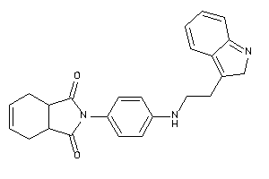 2-[4-[2-(2H-indol-3-yl)ethylamino]phenyl]-3a,4,7,7a-tetrahydroisoindole-1,3-quinone