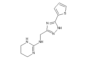 Image of 1,4,5,6-tetrahydropyrimidin-2-yl-[[5-(2-thienyl)-1H-1,2,4-triazol-3-yl]methyl]amine