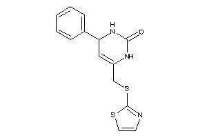 4-phenyl-6-[(thiazol-2-ylthio)methyl]-3,4-dihydro-1H-pyrimidin-2-one