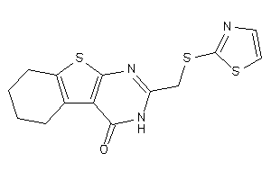 2-[(thiazol-2-ylthio)methyl]-5,6,7,8-tetrahydro-3H-benzothiopheno[2,3-d]pyrimidin-4-one