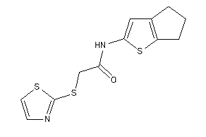 N-(5,6-dihydro-4H-cyclopenta[b]thiophen-2-yl)-2-(thiazol-2-ylthio)acetamide