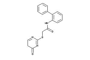 2-[(4-keto-5H-pyrimidin-2-yl)thio]-N-(2-phenylphenyl)acetamide