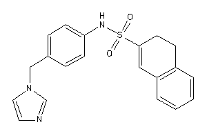 N-[4-(imidazol-1-ylmethyl)phenyl]-3,4-dihydronaphthalene-2-sulfonamide