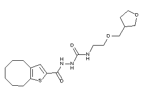 1-(4,5,6,7,8,9-hexahydrocycloocta[b]thiophene-2-carbonylamino)-3-[2-(tetrahydrofuran-3-ylmethoxy)ethyl]urea