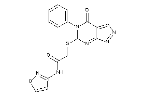 N-isoxazol-3-yl-2-[(4-keto-5-phenyl-6H-pyrazolo[3,4-d]pyrimidin-6-yl)thio]acetamide
