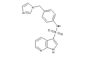 N-[4-(imidazol-1-ylmethyl)phenyl]-1H-pyrrolo[2,3-b]pyridine-3-sulfonamide