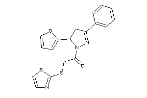 1-[5-(2-furyl)-3-phenyl-2-pyrazolin-1-yl]-2-(thiazol-2-ylthio)ethanone