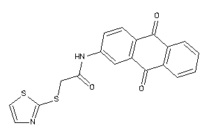 N-(9,10-diketo-2-anthryl)-2-(thiazol-2-ylthio)acetamide